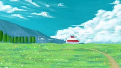 4K 清新护眼夏日风景