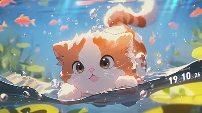 水下猫咪