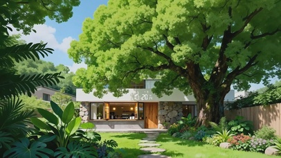 治愈森林咖啡小屋