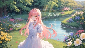 唯美丛林少女