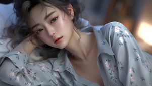 纯欲系睡衣少女