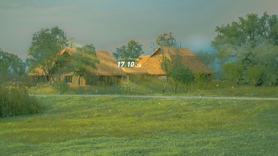 4K唯美治愈绿色护眼乡村田野