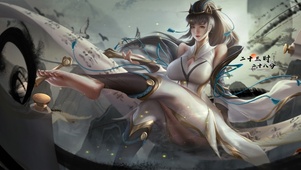 古风水墨女神