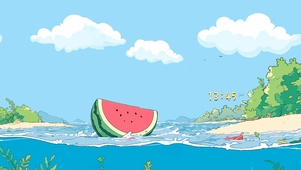 清凉一夏  漂流的西瓜