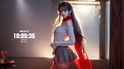 唯美长发JK美少女