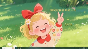 微笑迎接崭新的一天