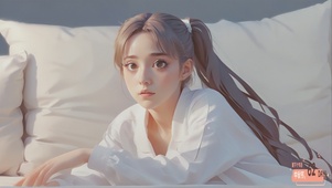 白衬衫少女