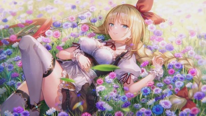 梦幻鲜花少女
