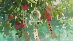 顺顺荔荔祈福桌面