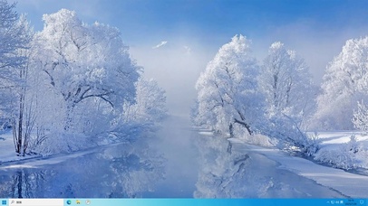 雪树银花主题桌面