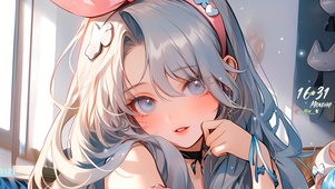 可爱清新少女