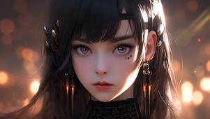 高冷美女