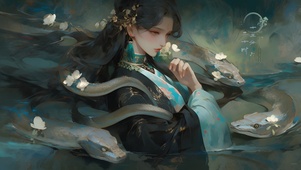 中国风 遇蛇