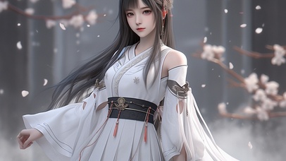 唯美国风古装女神