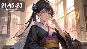 汉服长发美女