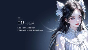 4K白衣哥特女孩
