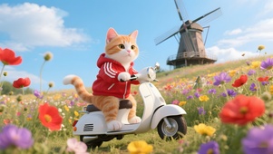 赏风景的猫咪