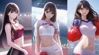 AI绘画-世界杯足球宝贝