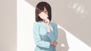 唯美午后樱花少女