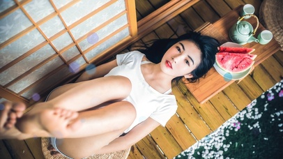 夏天的味道是西瓜味