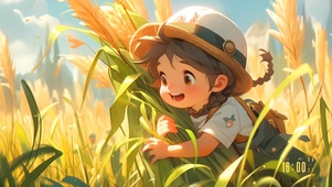 夏日稻谷