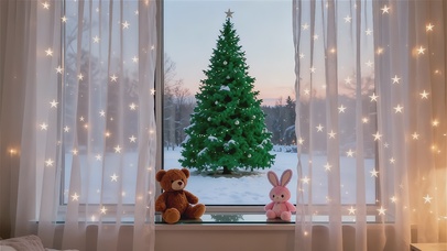 治愈氛围感星窗