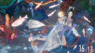 水中月，天上月