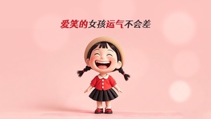 爱笑的女孩运气不会差