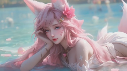 4K,3D互动英雄联盟美女阿狸