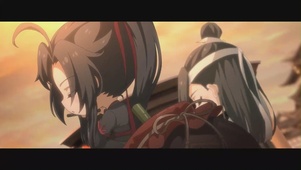 Q版魔道祖师好酒配好景