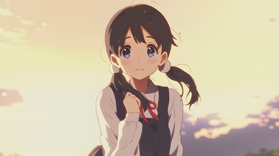 二次元超萌少女