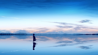 水中少女治愈系