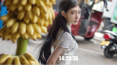 4K旗袍紧身美女