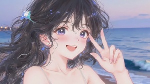 来给生活比个耶