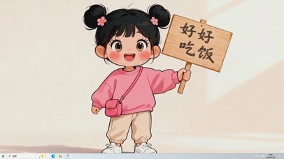 好好吃饭桌面主题