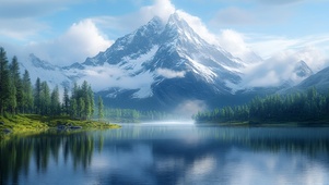 翠影湖山