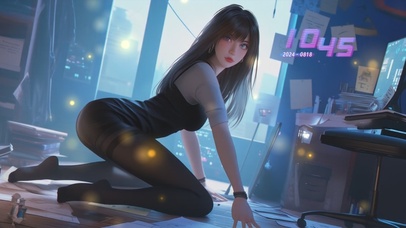 笑容如同雨后彩虹，清新而绚烂