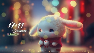新年萌兔