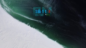 流体海洋沙滩