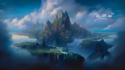 4K  美景云雾青山