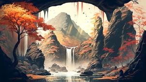 流水生财的神秘洞天