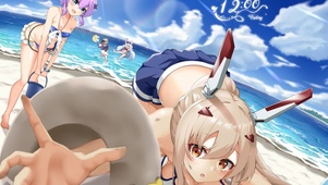 海滩少女