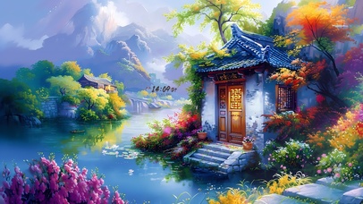门前的河流