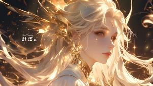 唯美 金发 圣女