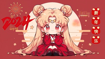 新年快乐月野兔