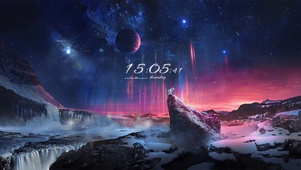 唯美北极星空