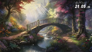 唯美森林风景