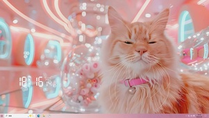 萌宠猫咪桌面主题