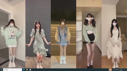 甜美清纯美女跳舞 可爱美少女