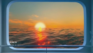 海上日落